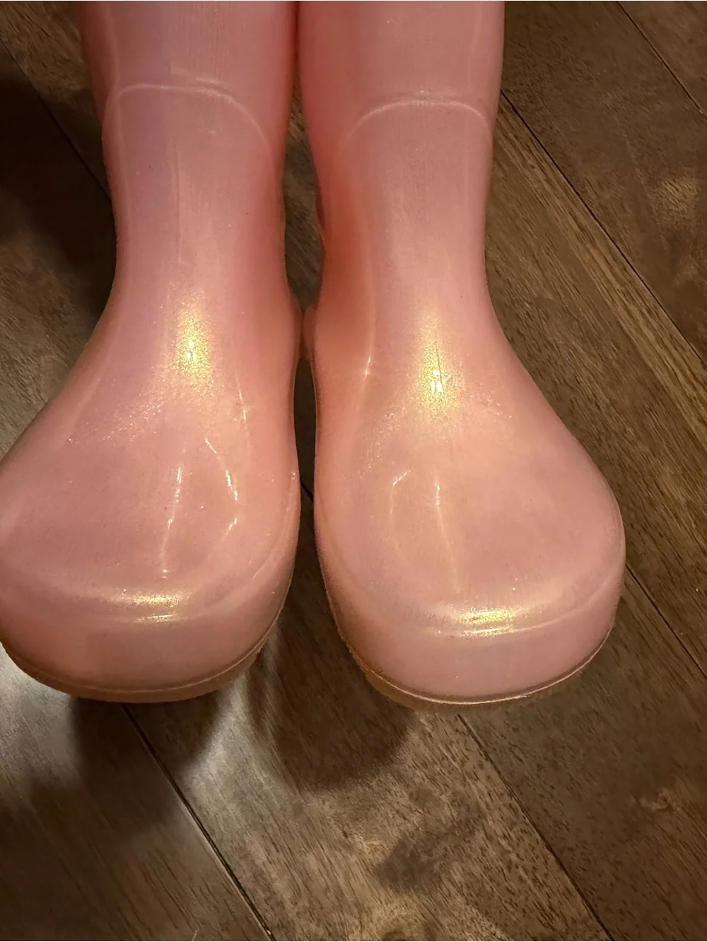 Kids' Pink Waterproof Rain Boots